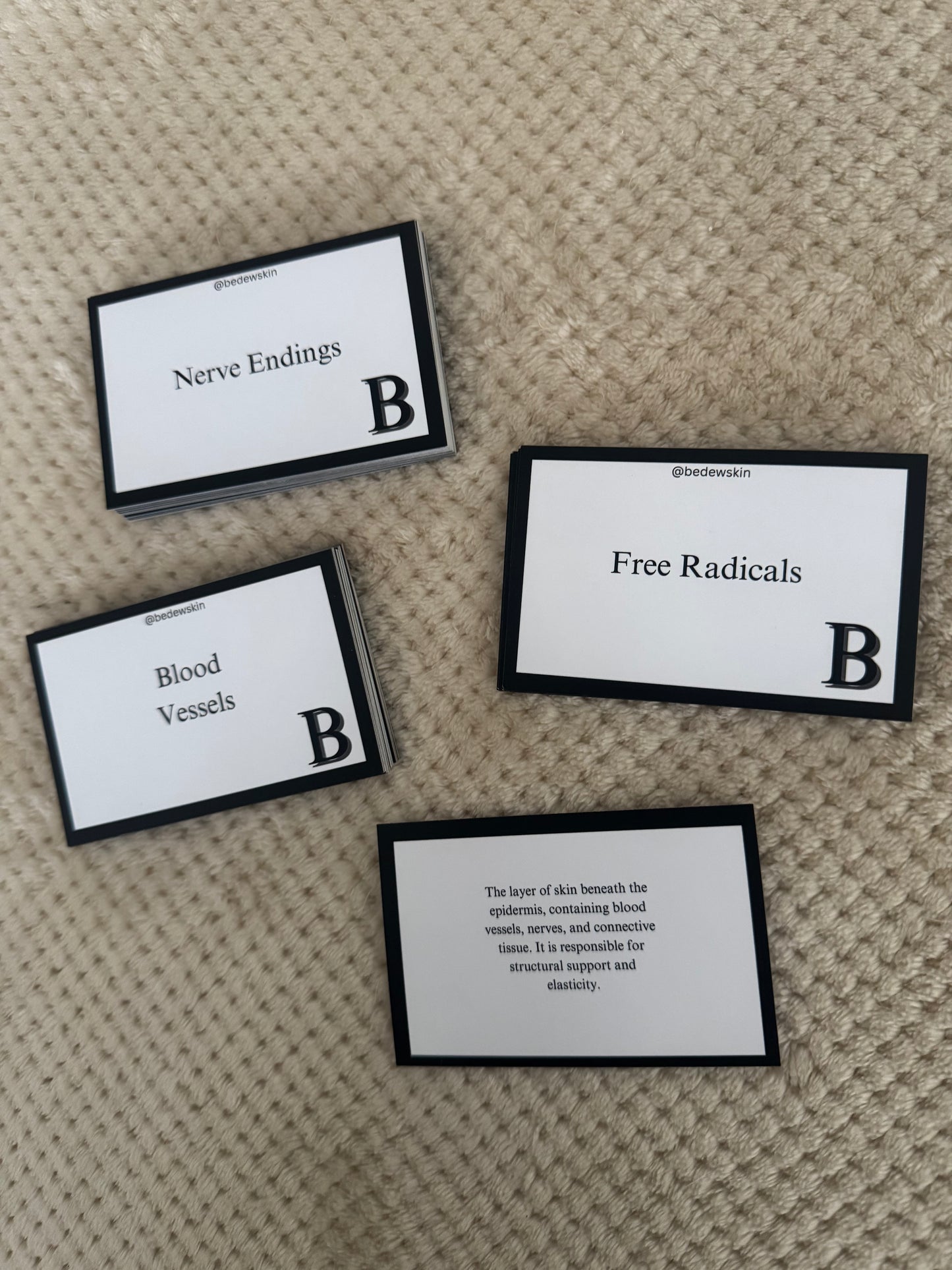 Skin Specialist Flash Cards